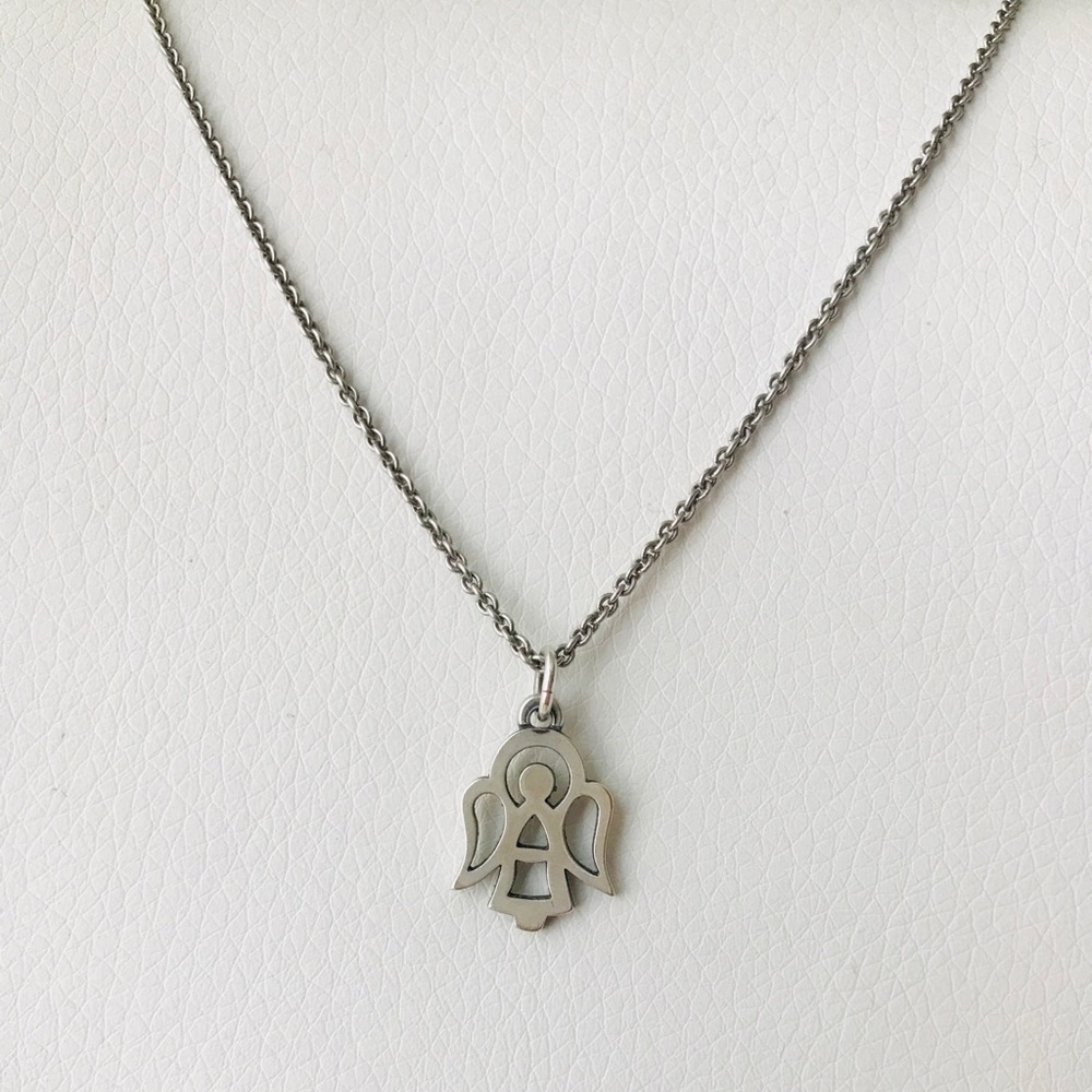 James Avery Angel charm with Necklace
